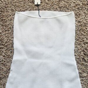 Sculpt Knit Tube Top Rib-knit tube top